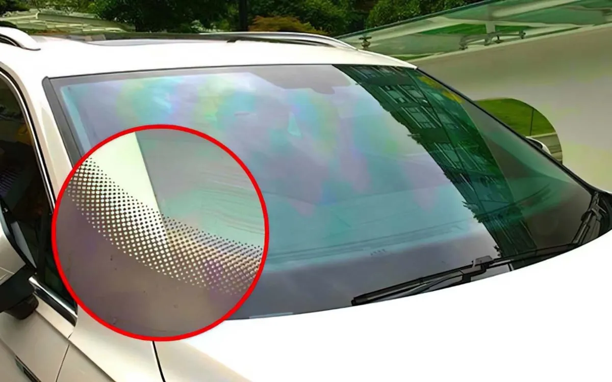 Waarom die kleine zwarte stipjes op je voorruit zo belangrijk zijn